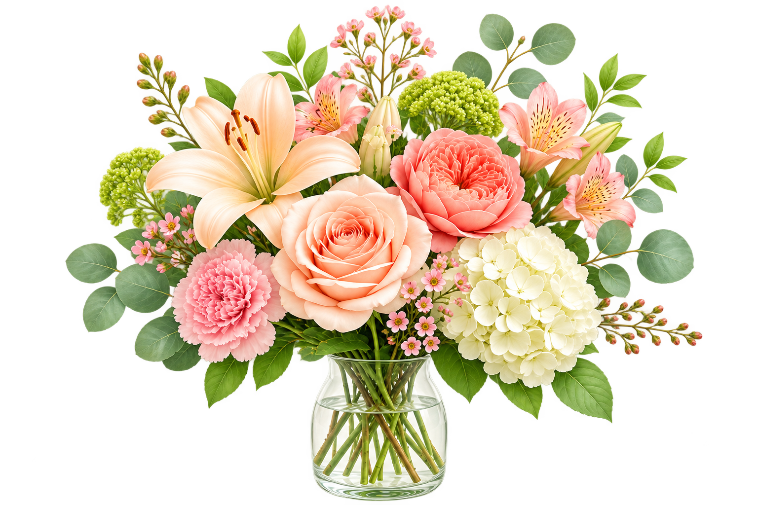 Fresh flower bouquet care