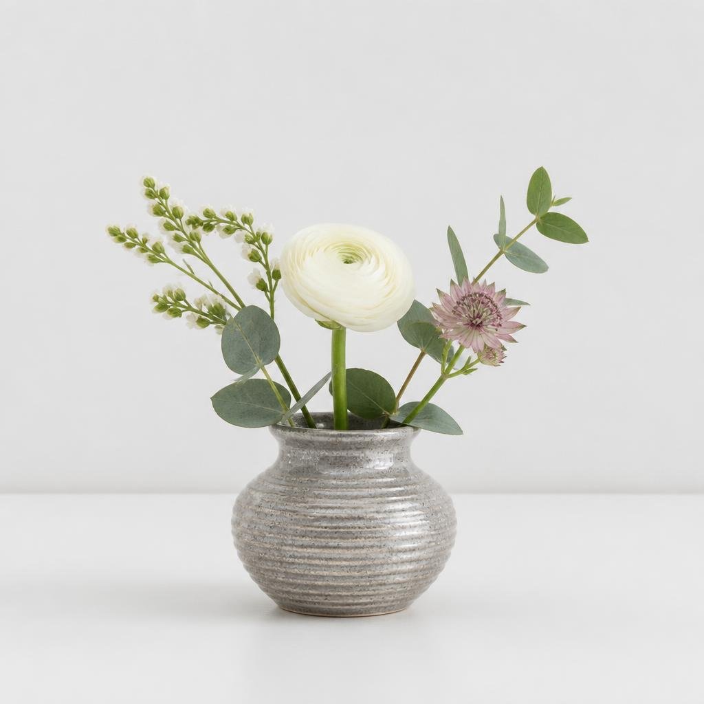 Ceramic Speckle Bud Vase