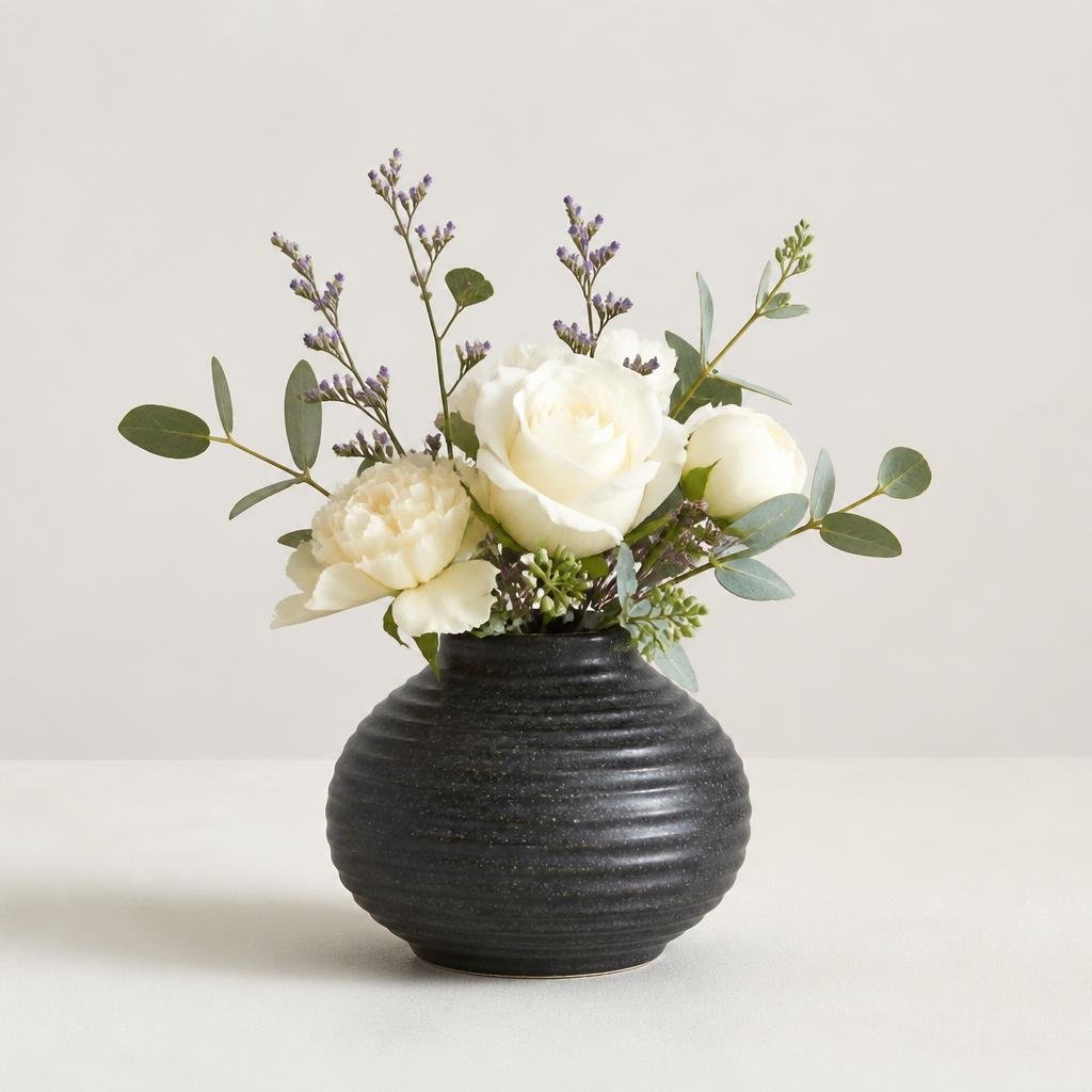 Ceramic Speckle Bud Vase