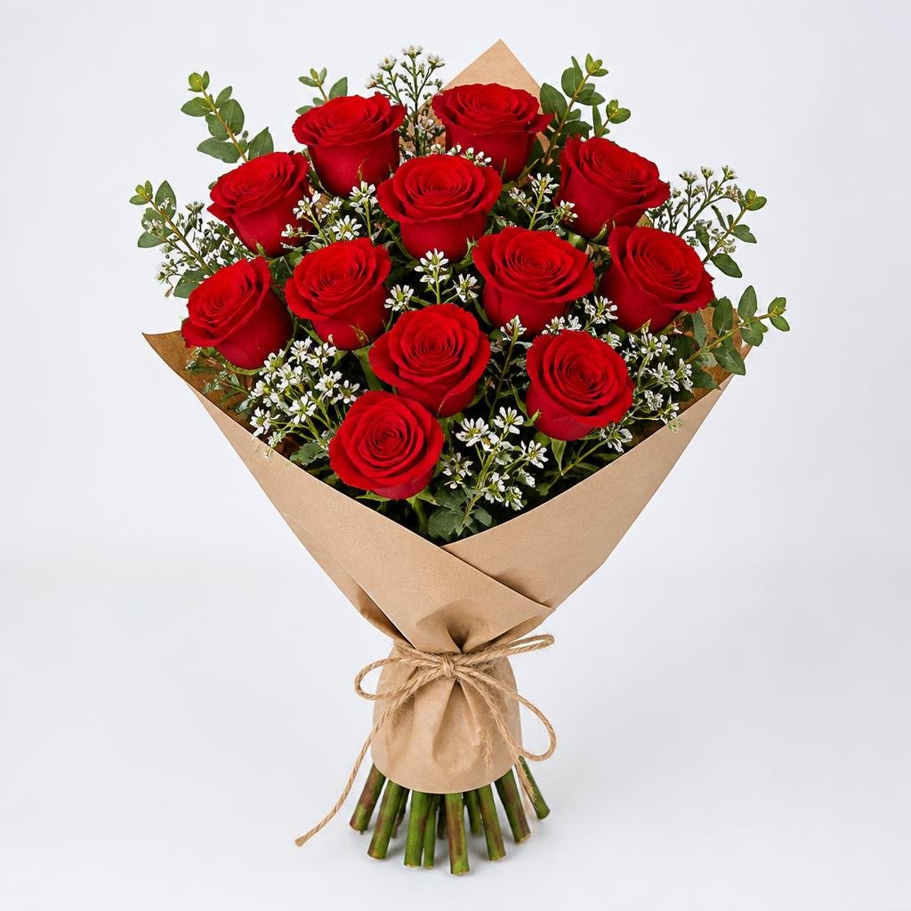Classic Red Rose Bouquet