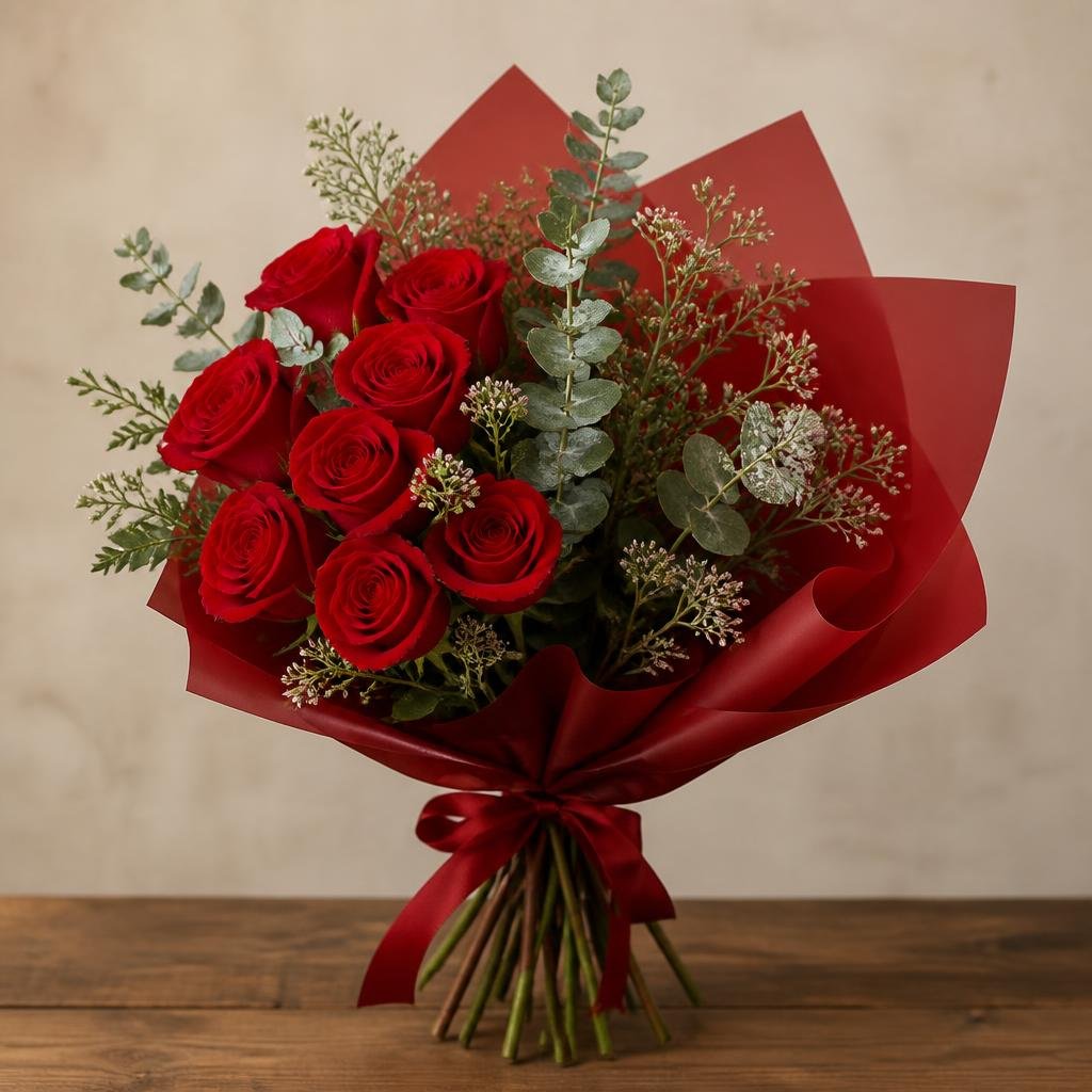Classic Red Rose Bouquet