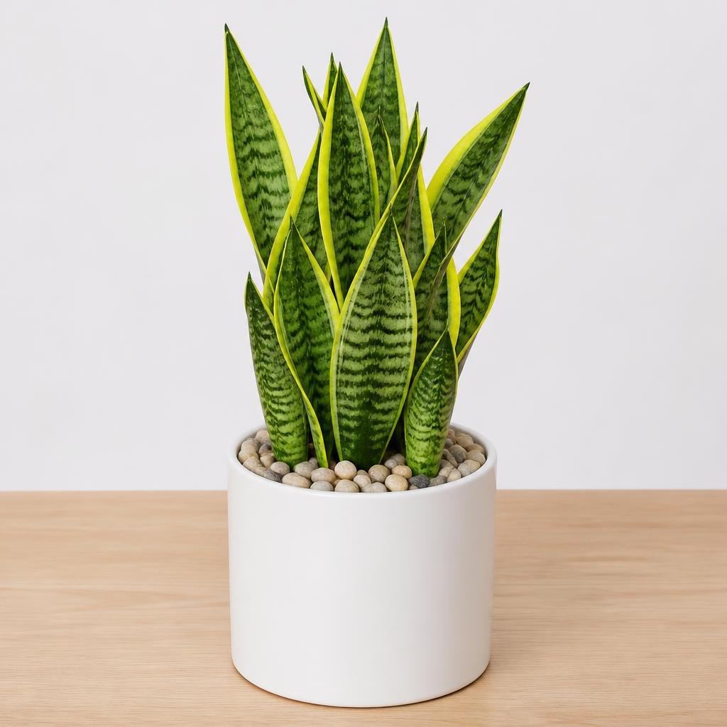 Snake Plant Desk Companion