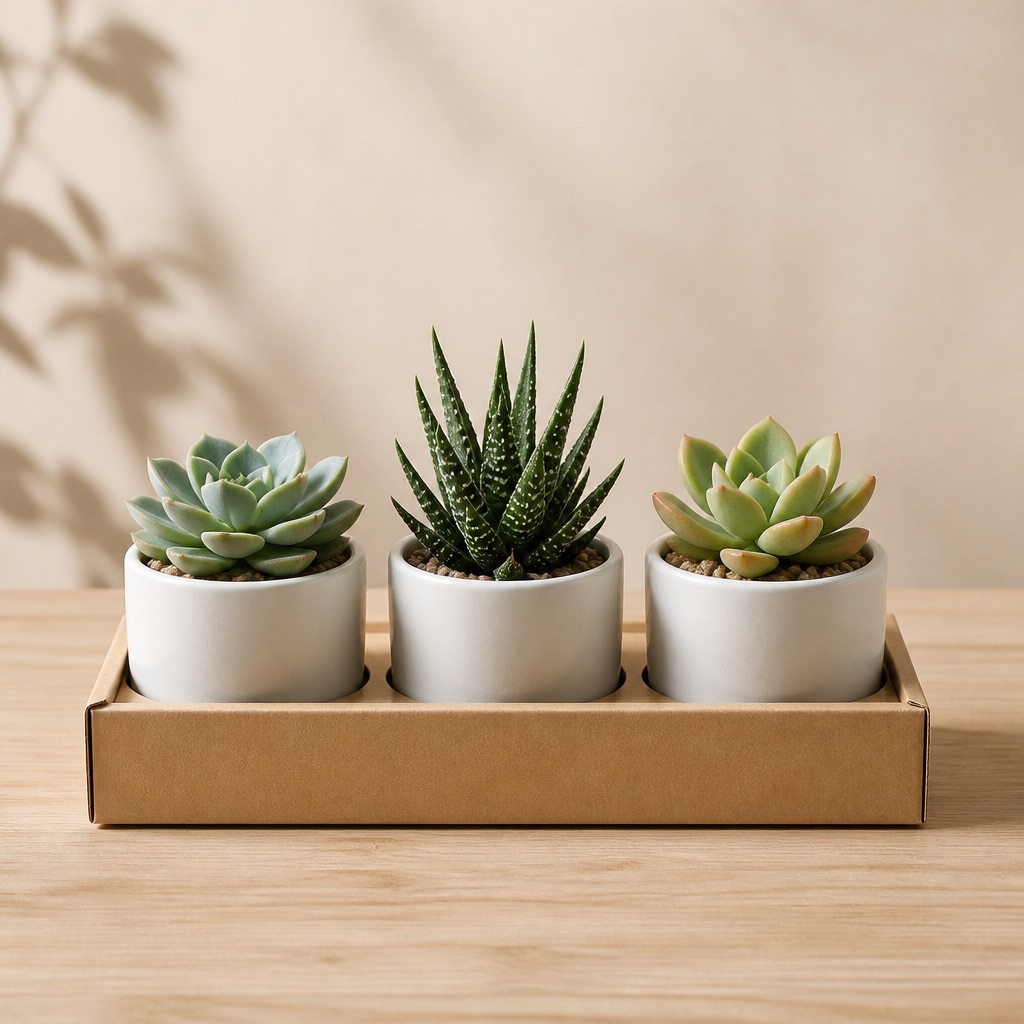 Succulent Trio Set Image 3